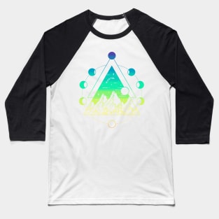 Rainbow Pyramid Baseball T-Shirt